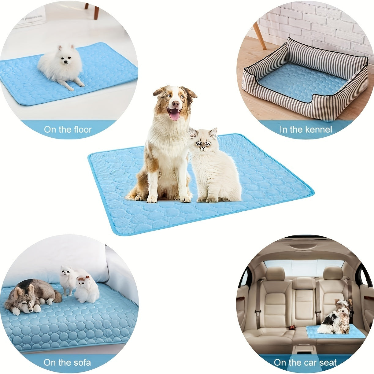 Dog Cooling Mat Cooling Pad for Pets.
